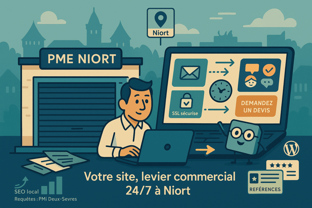 Pourquoi un site web de qualité est essentiel pour une PME à Niort